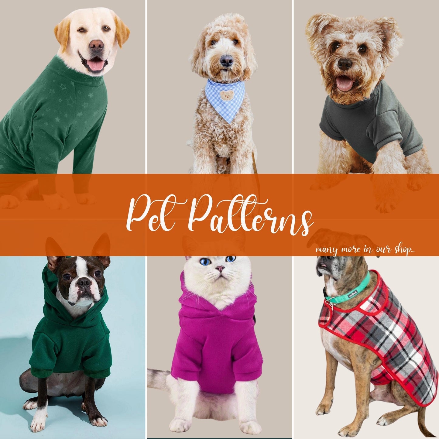 Sewing Patterns Bundle for Beginners | Sewing Patterns | Women Patterns | Men Patterns | Pets Patterns, Choose any 10 | Easy Sewing Patterns