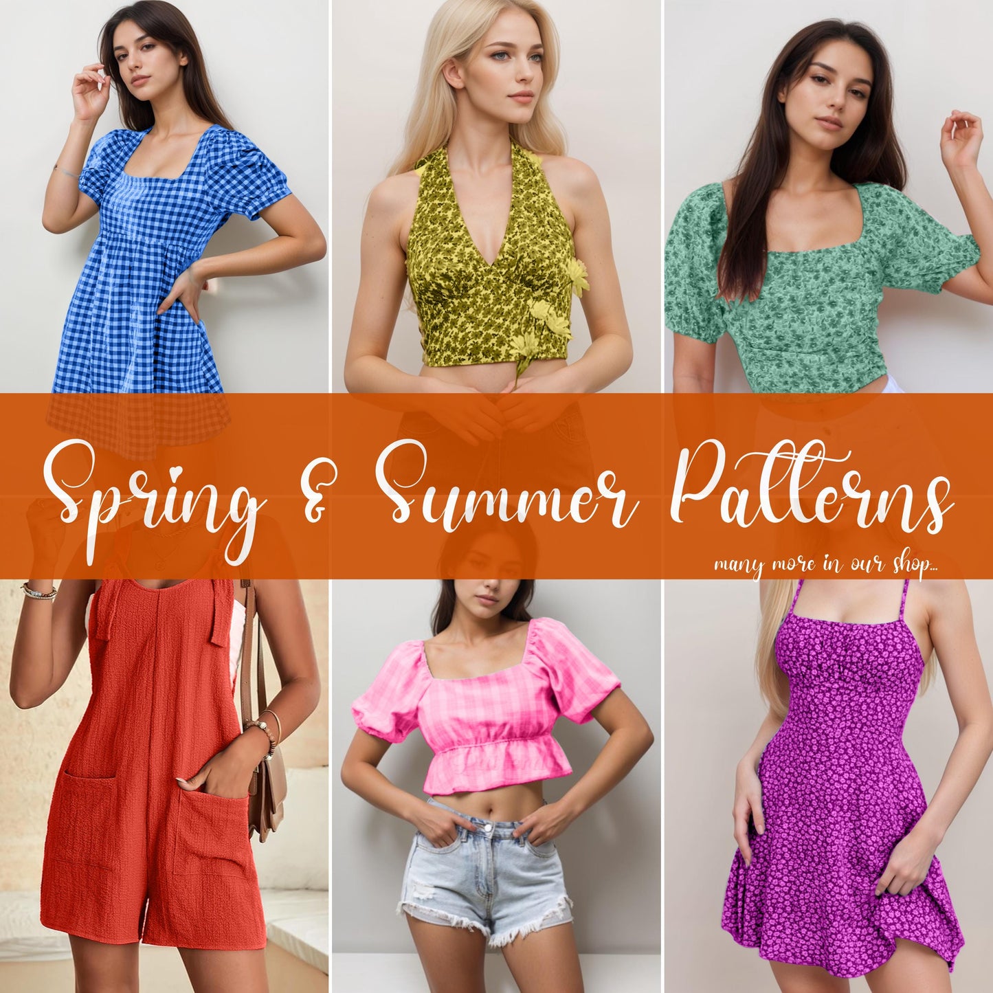 Sewing Patterns Bundle for Beginners | Sewing Patterns | Women Patterns | Men Patterns | Pets Patterns, Choose any 10 | Easy Sewing Patterns