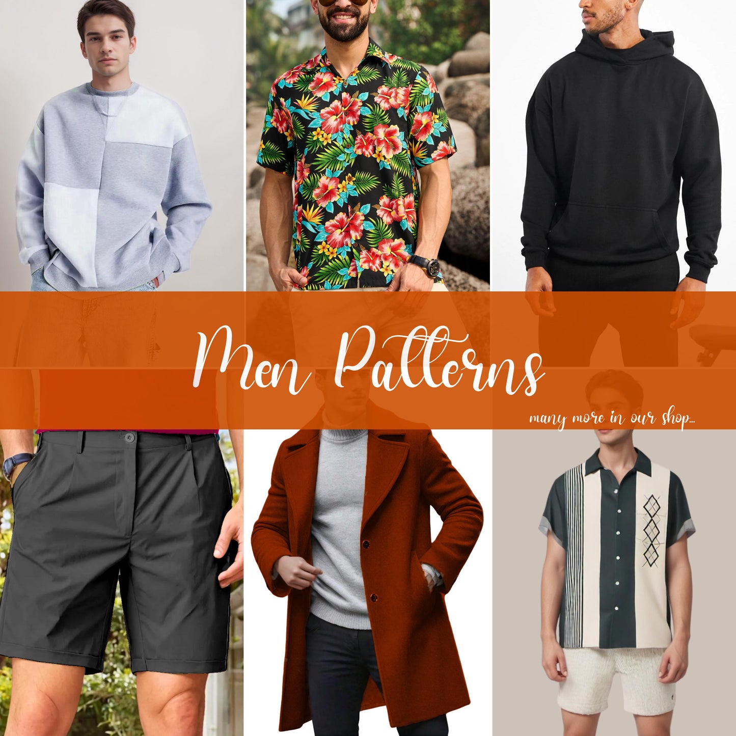 Sewing Patterns Bundle for Beginners | Sewing Patterns | Women Patterns | Men Patterns | Pets Patterns, Choose any 10 | Easy Sewing Patterns