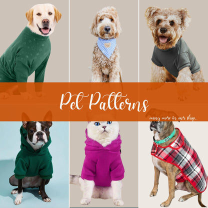 Sewing Patterns Bundle for Beginners | Sewing Patterns | Women Patterns | Men Patterns | Pets Patterns, Choose any 10 | Easy Sewing Patterns